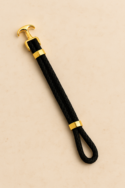 Bracelet élégant en or et noir