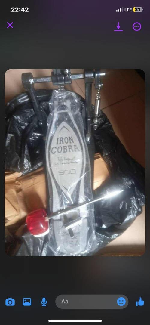 Pedale de batterie IRON COBRA