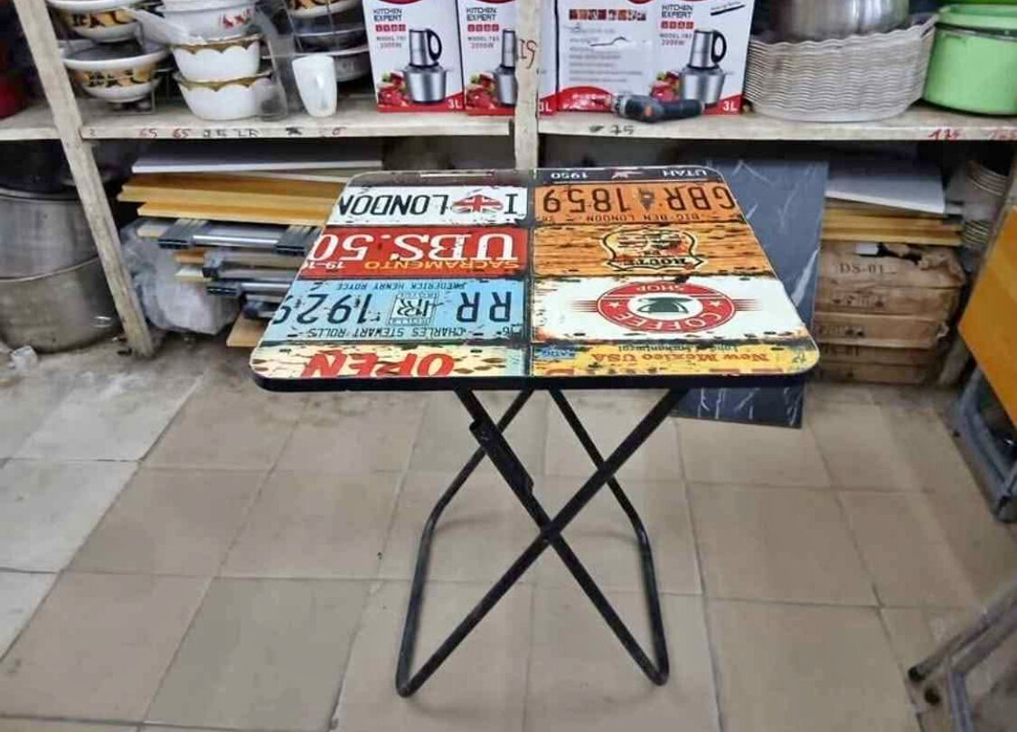 Table pliante rétro