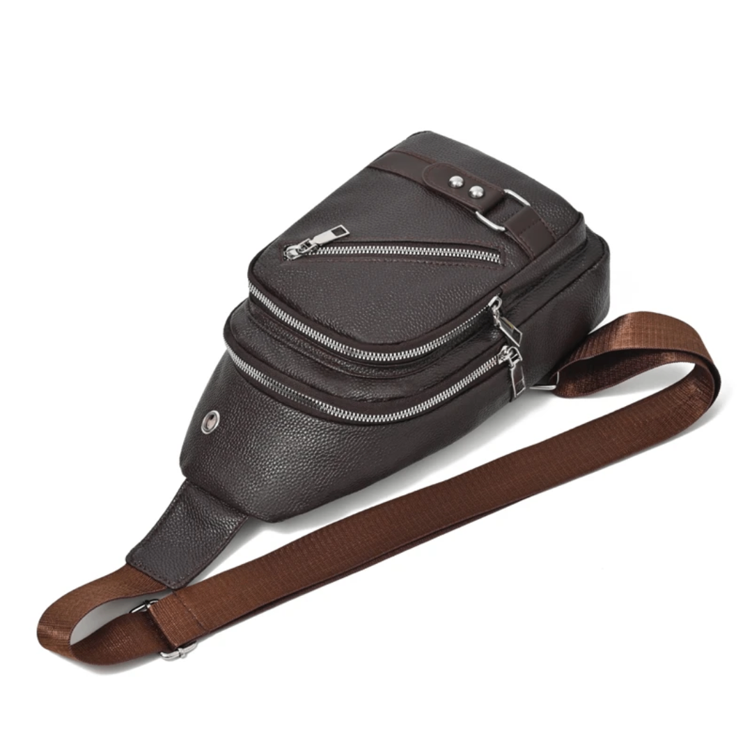 Sac bandoulière en cuir élégant