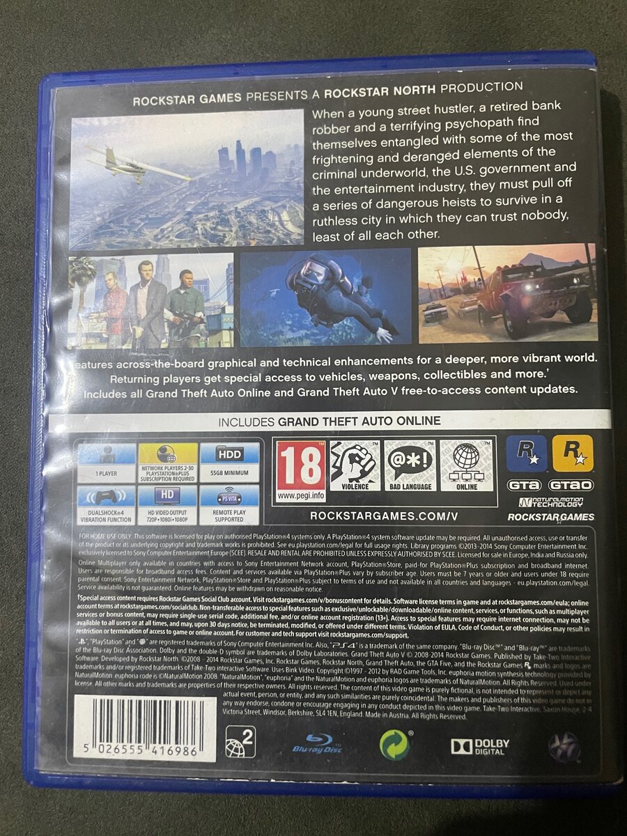 GTA 5 ( CD Ps4)