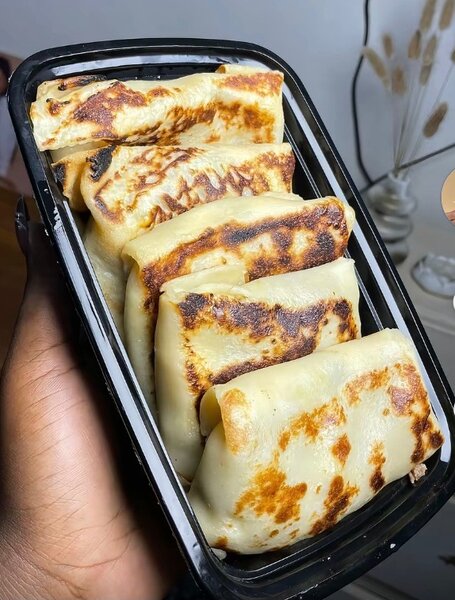 Crêpes fourrés à la viande