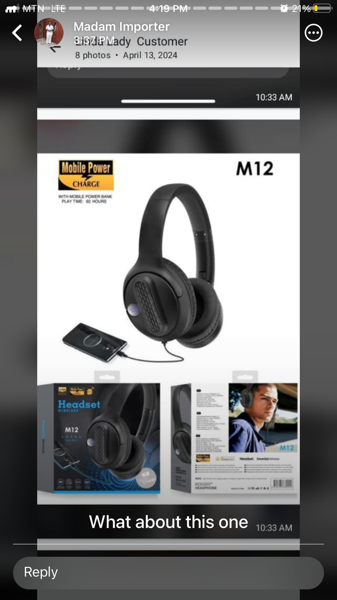M12 headset