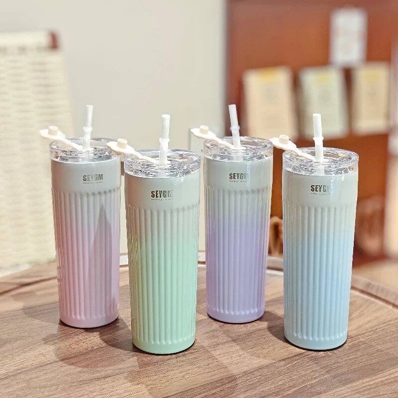 Stainless steel thermos portable cup