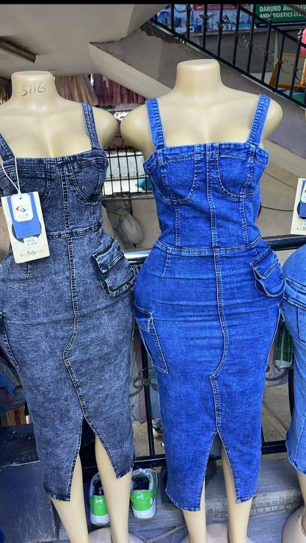 Ladies jean dress