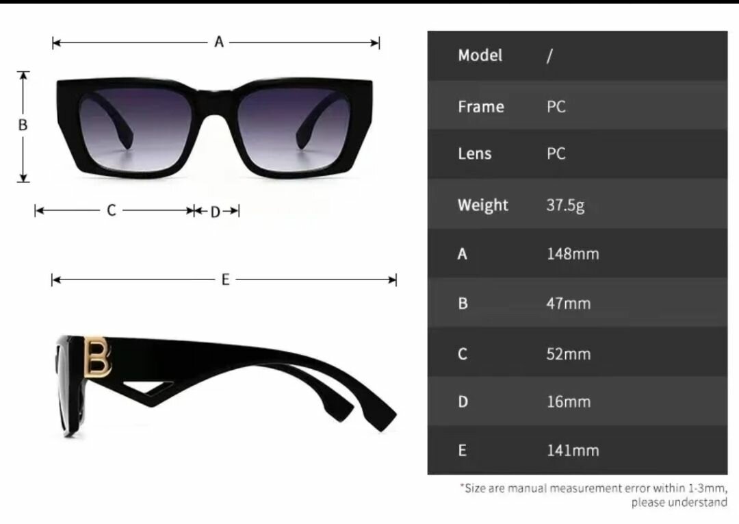 Lunettes de soleil carrées tendance