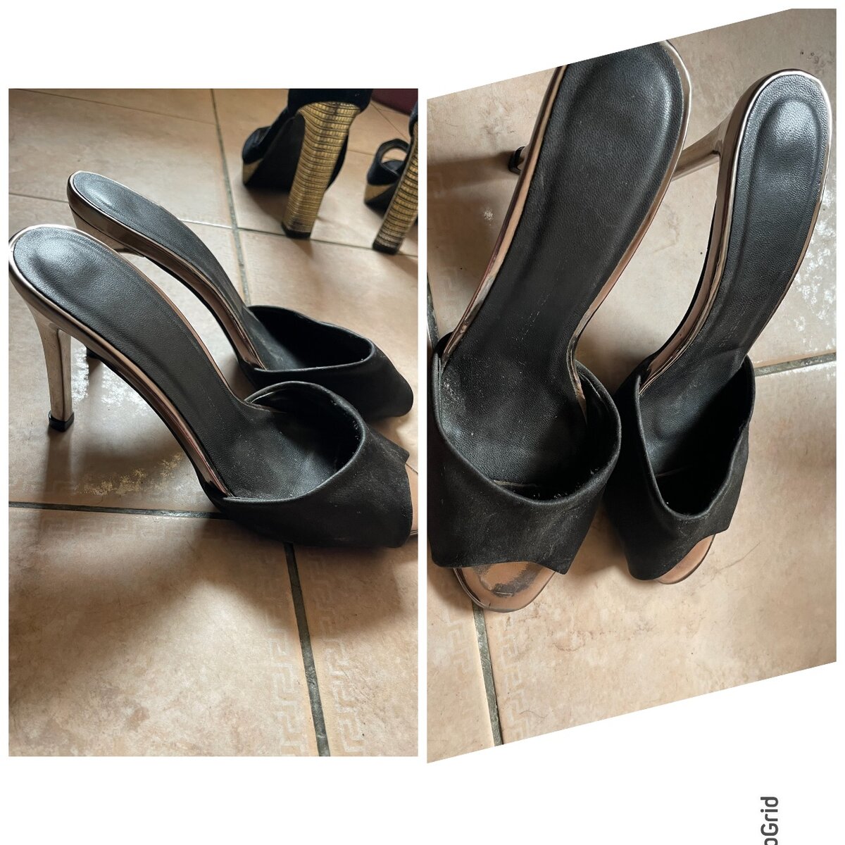 Sandales à talons transparents