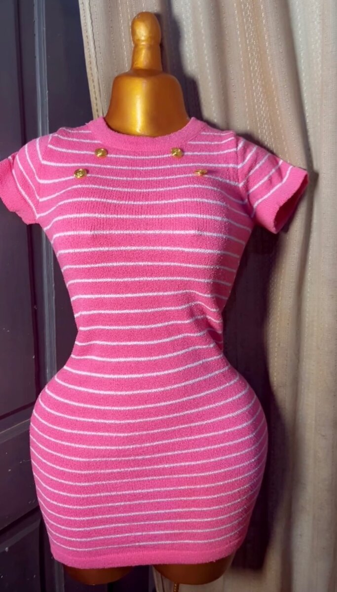 Robe tricotée élégante