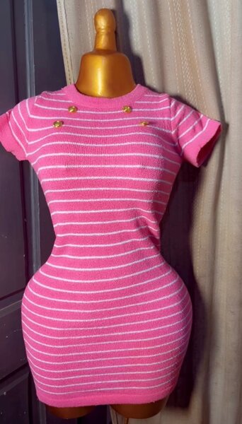 Robe tricotée élégante