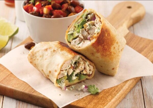 Burrito au Poulet et avocat