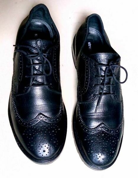 Stylish men's black shoes