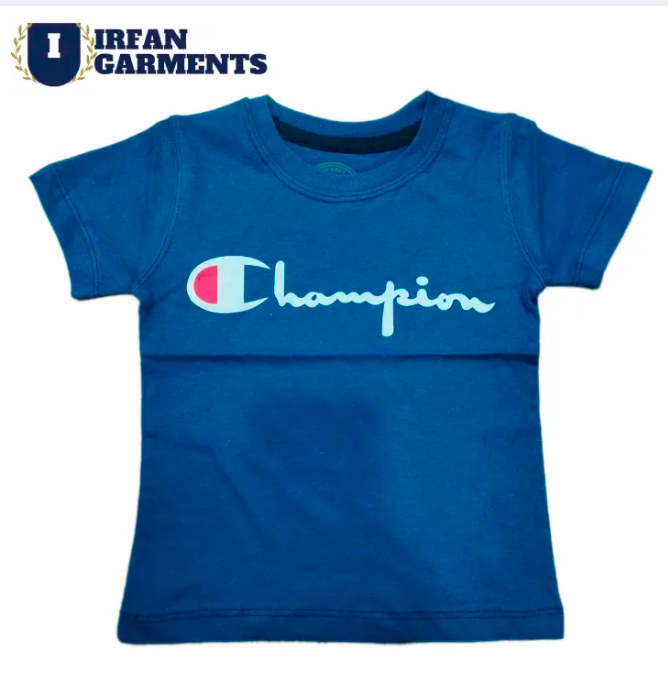 Summer Cotton Jersey Printed Round Neck T-shirt For Boys And Girls 