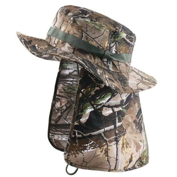 CAMOLAND MILITARY  HAT WITH NET PROTECTION UV