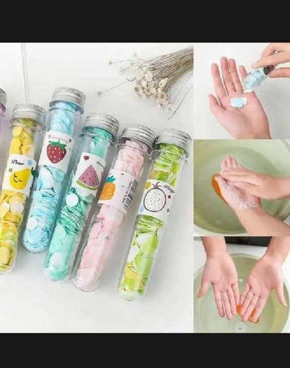 Tissue paper soap