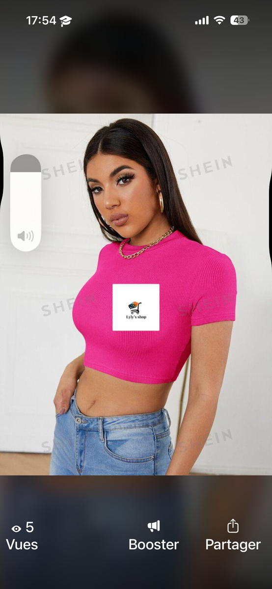 T-shirts courts pour femmes