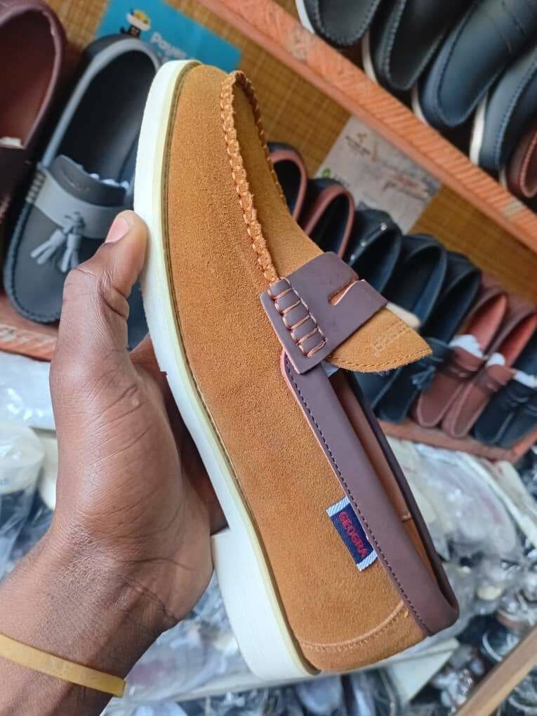 Mocassins en cuir pour hommes