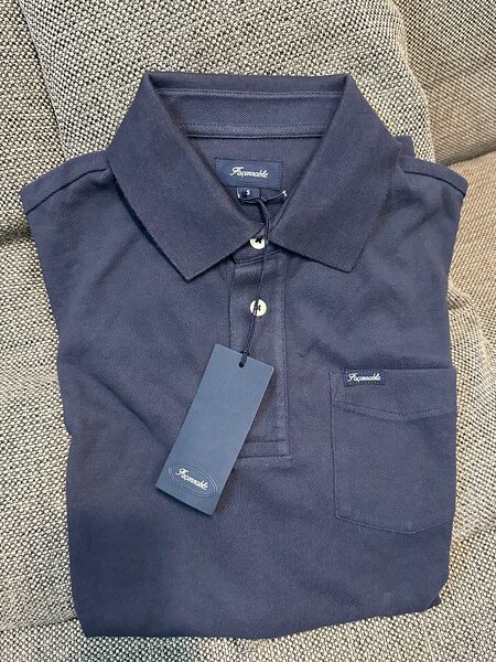 Polo Homme Bleu Élégant