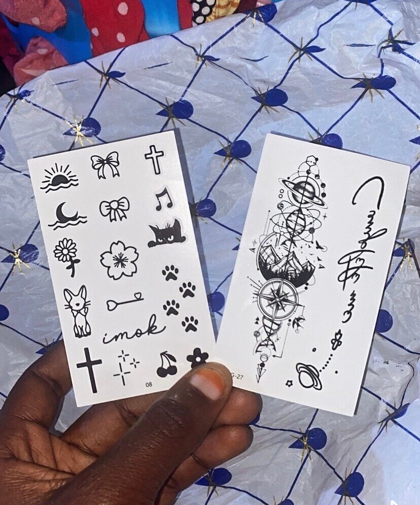Tatouages temporaires papillons