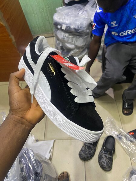 Chaussures puma noir blanc