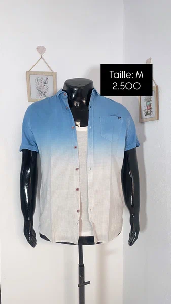 Chemise décontractée dégradée