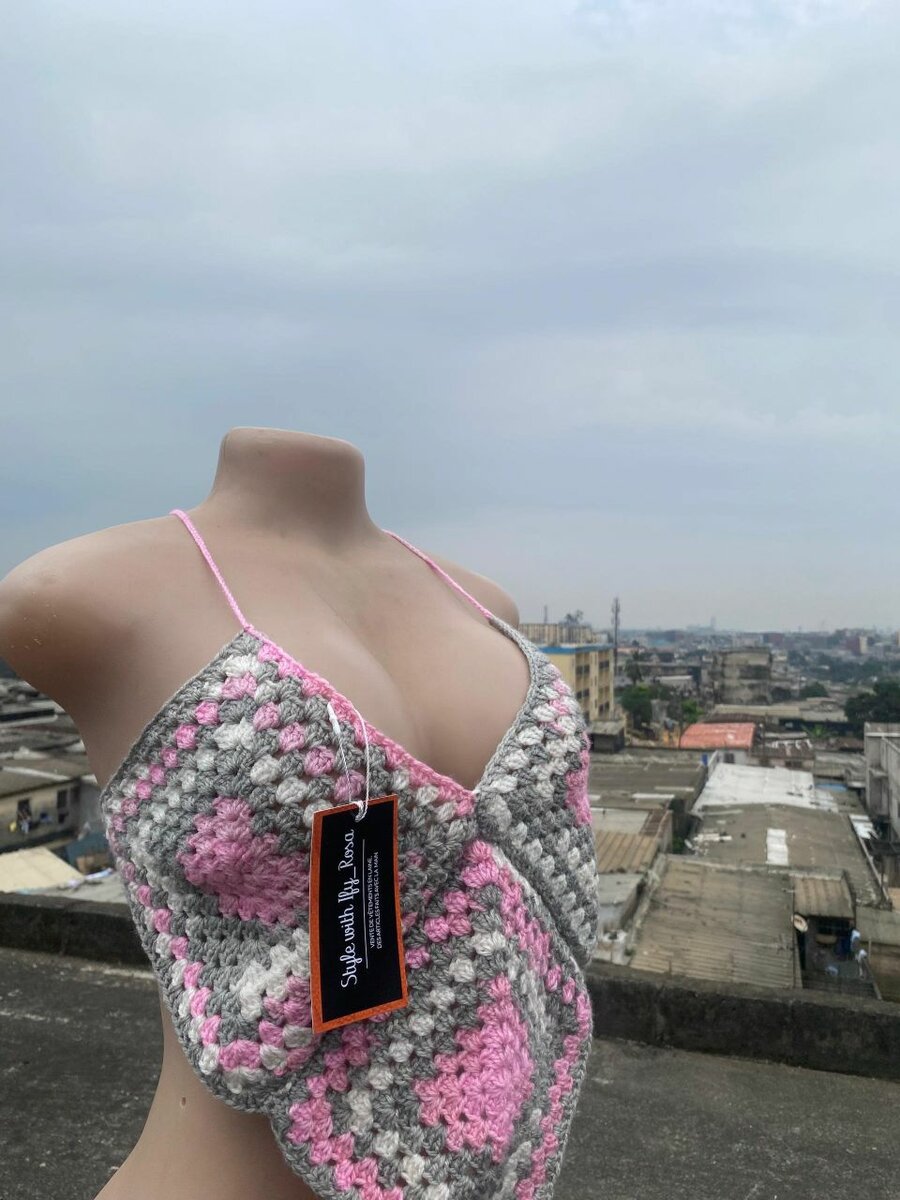 Boho Crochet Knit Top