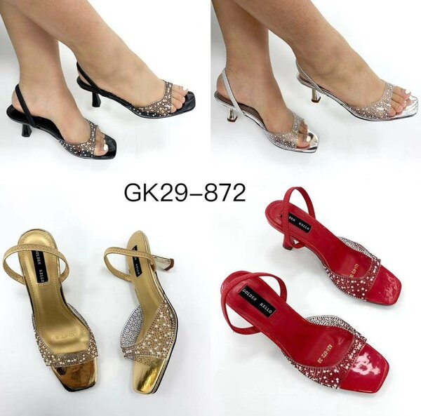 Talons fermés par derrière à bas mince