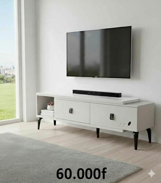 Meuble TV moderne blanc