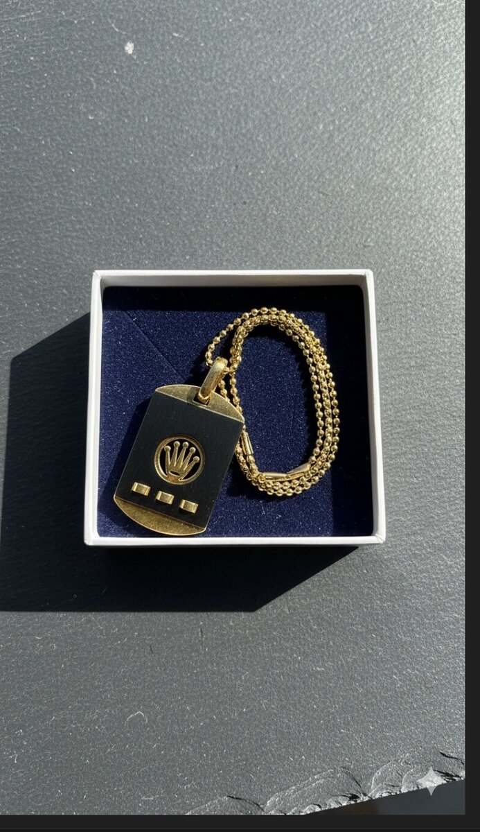 Collier Pendentif Plaqué Or Luxe