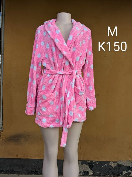 Women's Fleece Bathrobe pink