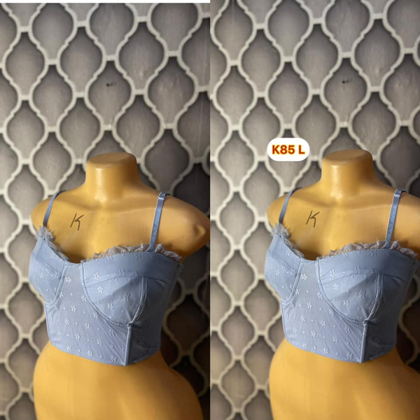 Beautiful thrifted corset tops and tops 