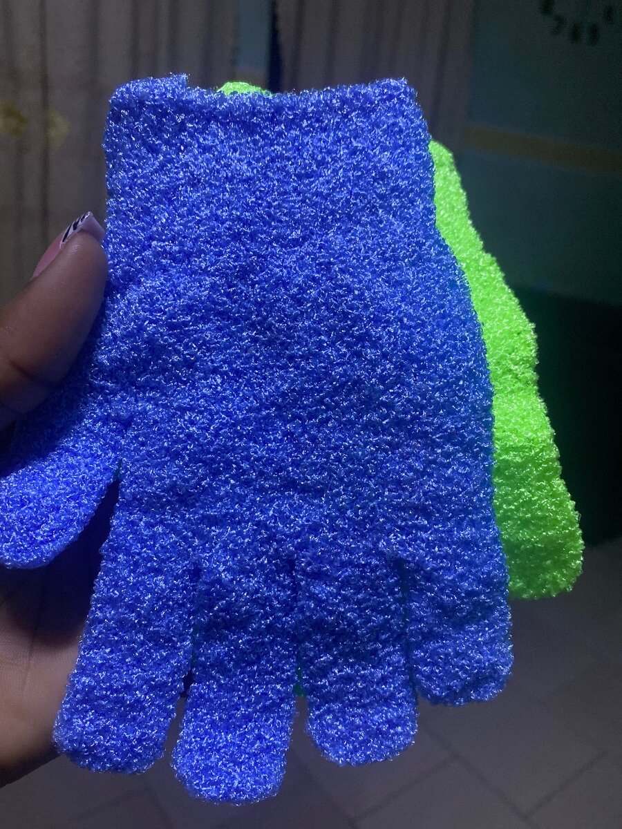 Gants de Bain Exfoliants Colorés