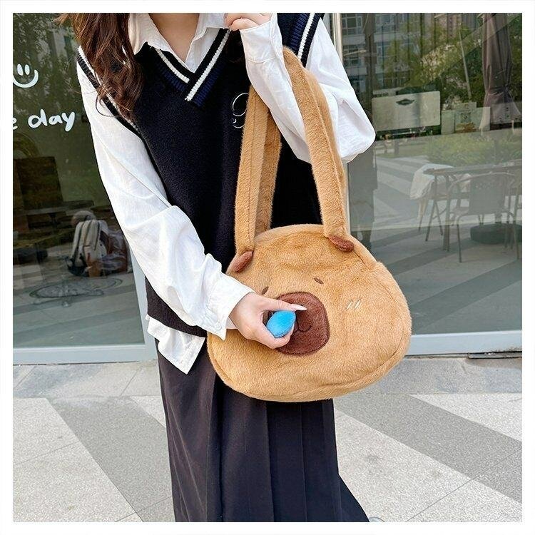Sac peluche capybara