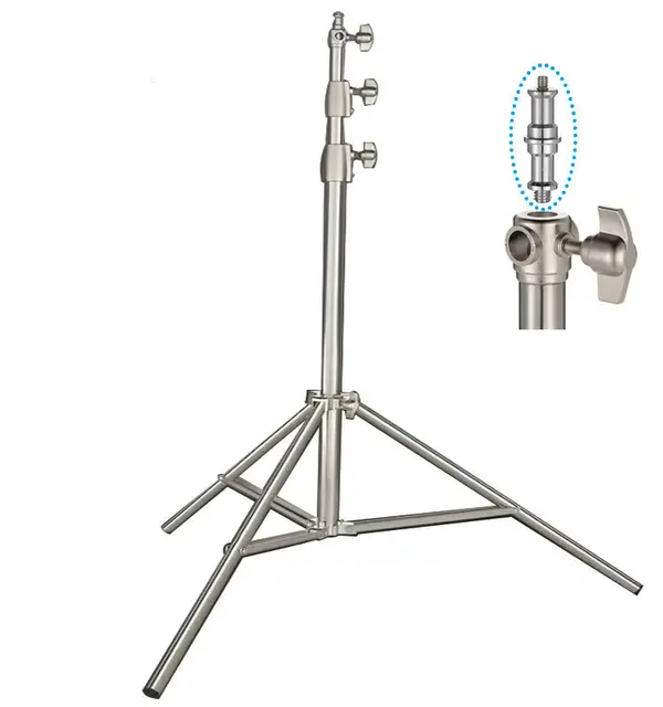 Trépied d'éclairage ajustable robuste