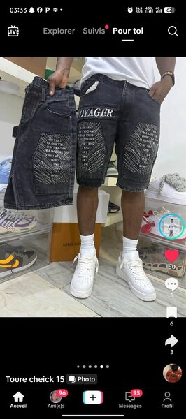 Shorts en jean délavé tendance