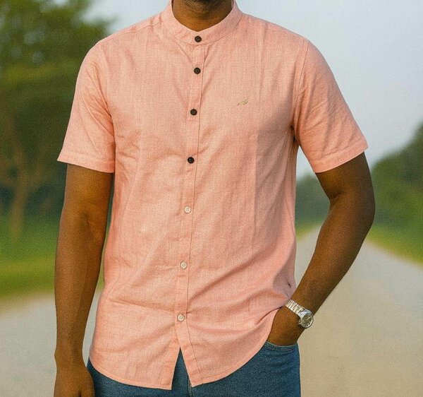 Chemise rose homme chic