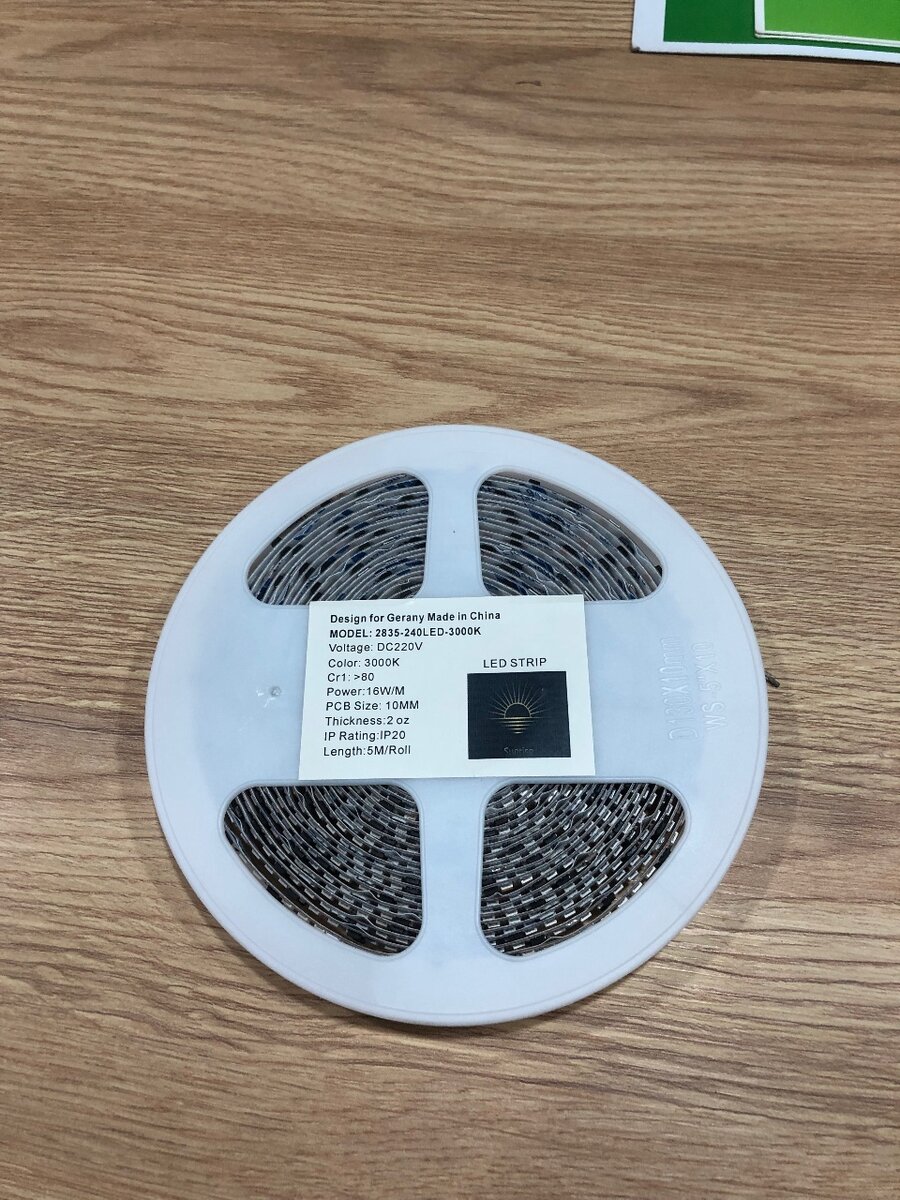 220V LED Strip Light 3000K, 4500K, 6000K