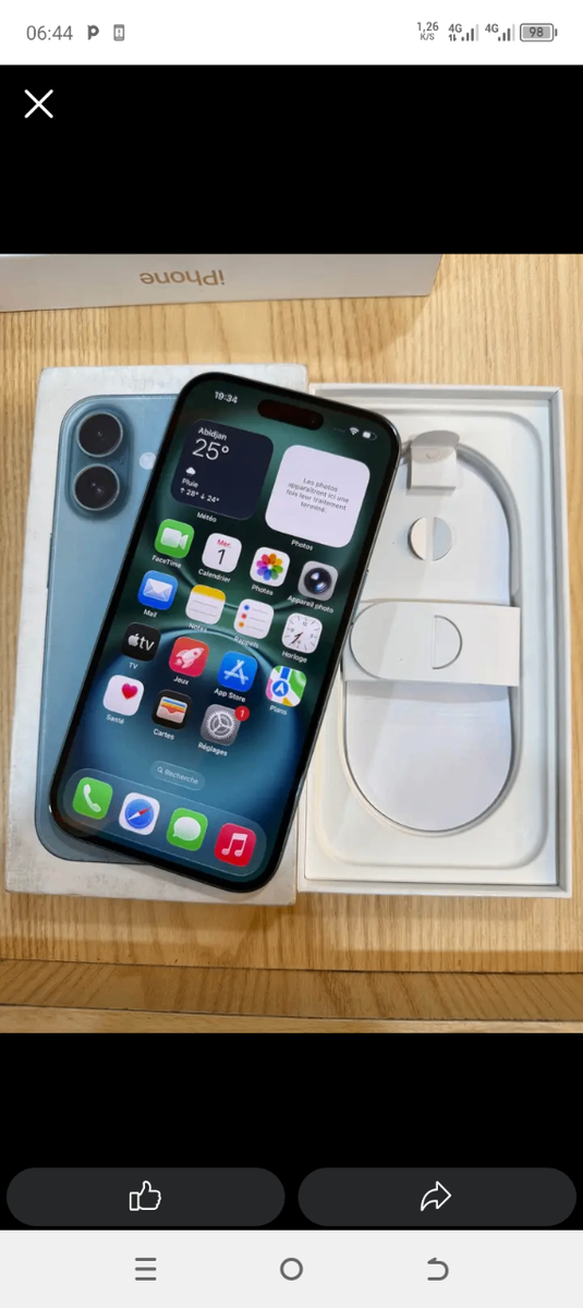 Lit en bois élégant