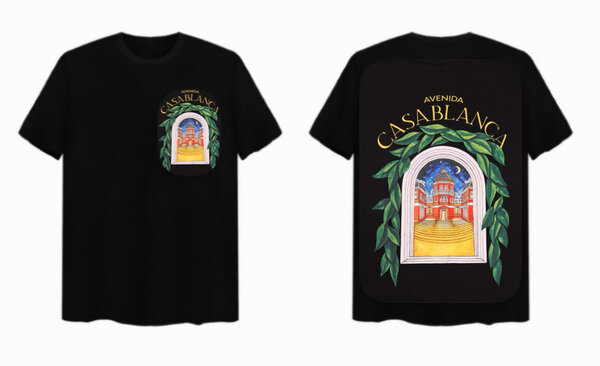 T-Shirt Noir Avenida Casablanca