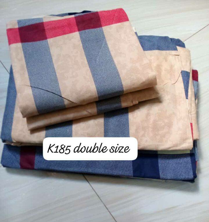 A set of beautiful and soft bed linen (double size)