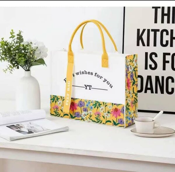 Sac de plage floral chic