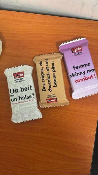 Litchi Chocolat Humoristique