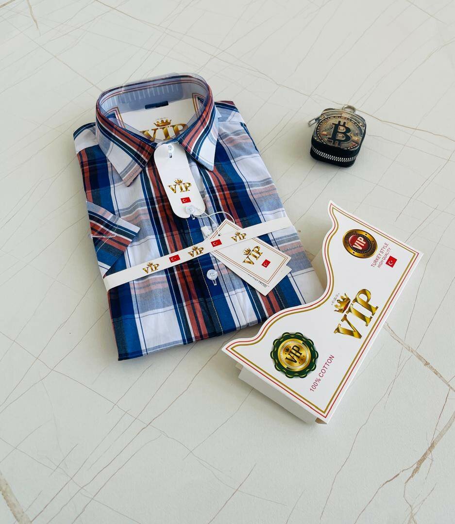 *VIP CHECK SHIRT SHORT SLEEVES