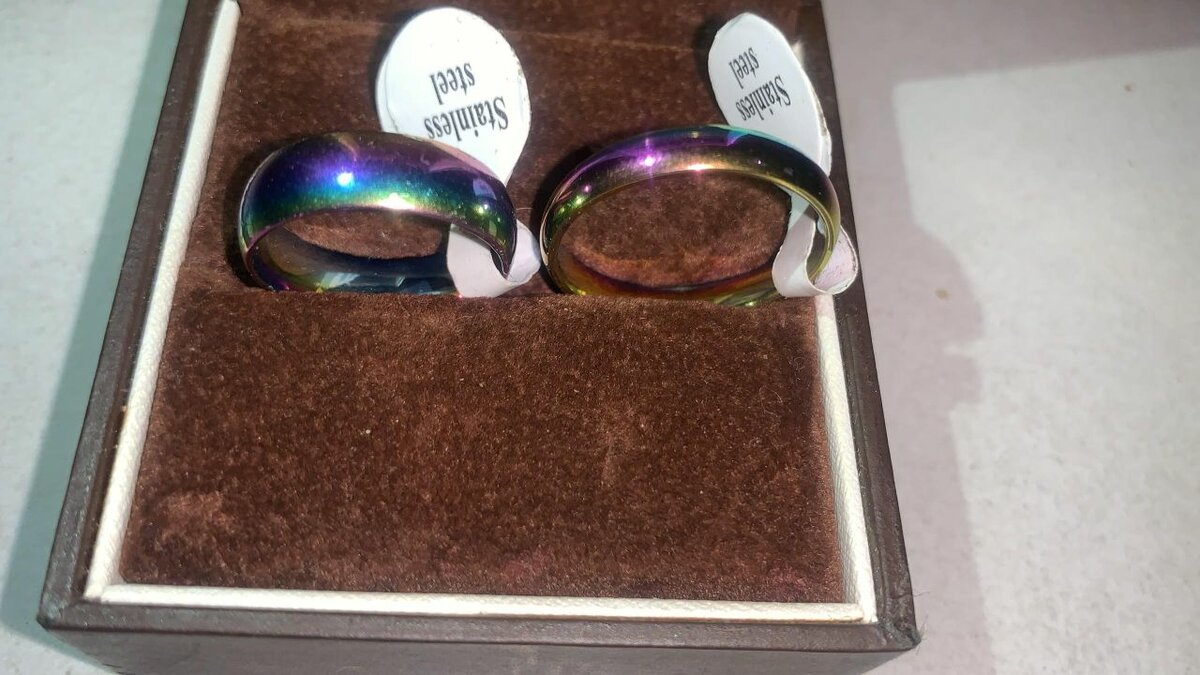 Bague en acier inoxydable