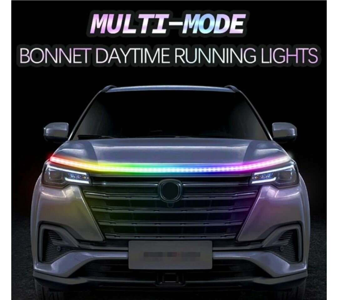 47.2" CAR 7 COLOR FLEXIBLE WATERPROOF LED STRIP LIGHTS