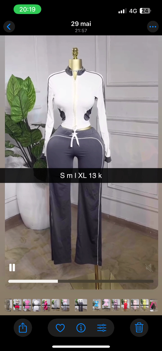 Ensemble de jogging élégant femme