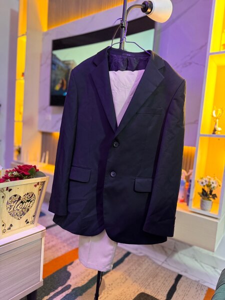 Élégant Blazer Noir Homme