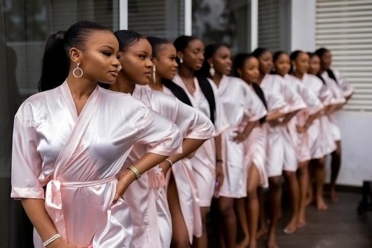 Peignoirs de Mariée Satin