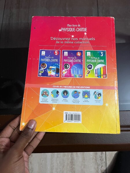 Livre de physique chimie 6ieme