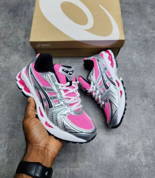 Asics Sneakers Rose Argent