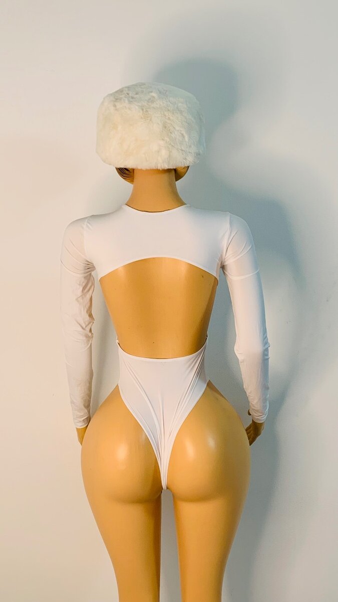 Body-Suit élégant manches L